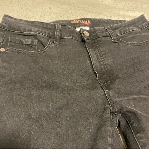 Straight Leg Black Denim Jeans - Picture 7 of 8